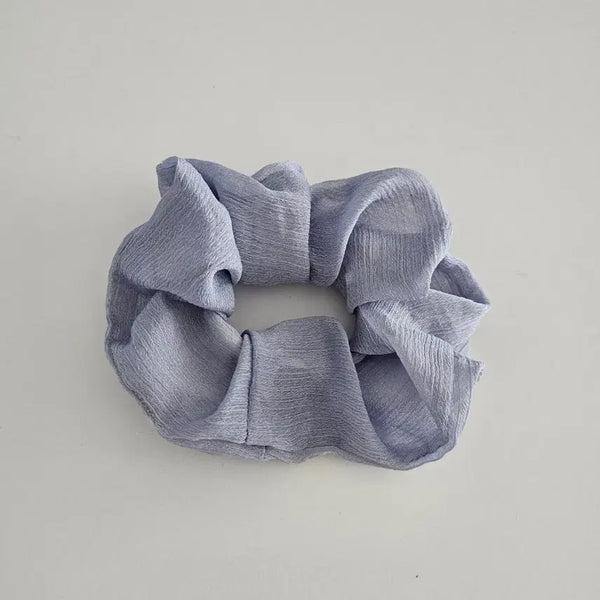 [BUNJANG] Grey Summer Scrunchie Hair Tie / (새상품) 그레이 여름 스크런치 곱창밴드