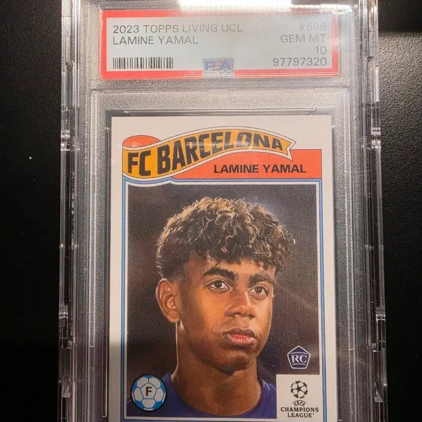 [BUNJANG] 2023 Topps Lamine Yamal Rookie Card PSA 10 / 2023 탑스 라민 야말 PSA10 축구 카드 루키