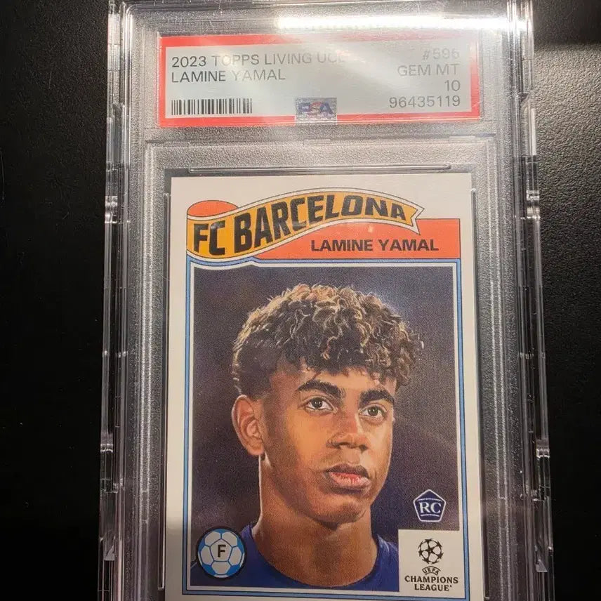 [BUNJANG] Topps Lamine Yamal FC Barcelona PSA 10 Rookie Soccer Card / Topps 라민 야말 FC바르셀로나 PSA10 축구 카드 루키
