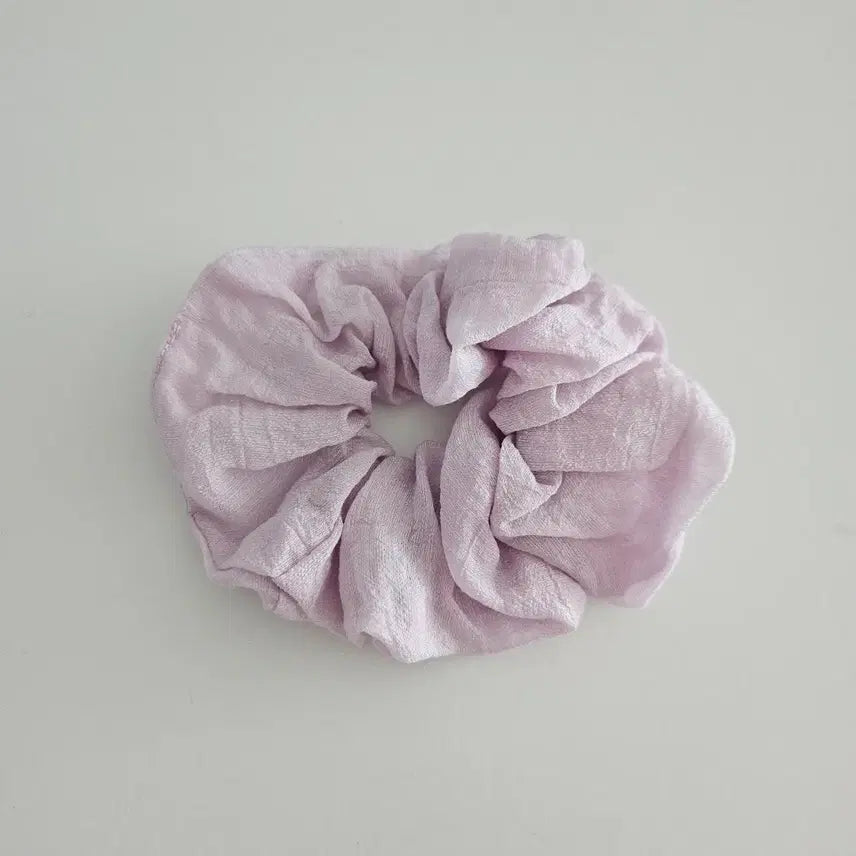 [BUNJANG] Pink Summer Scrunchie Hair Tie / (새상품) 핑크 여름 스크런치 곱창밴드