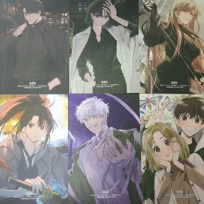 [BUNJANG] Omniscient Reader's Viewpoint Postcard Illustration Book Bundle Set / 전독시 엽서 일러북 일괄