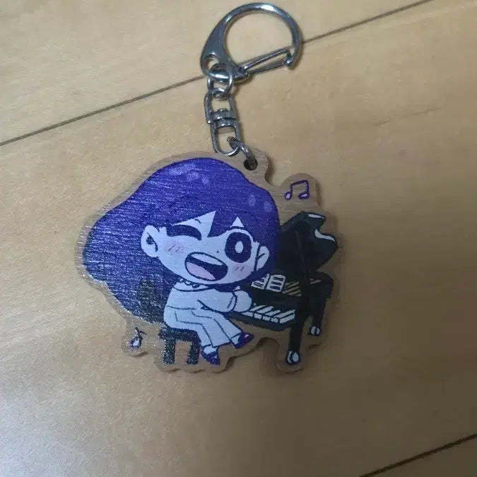 [BUNJANG] OMORI Mari Wood Keychain / 오모리 OMORI 마리 우드키링