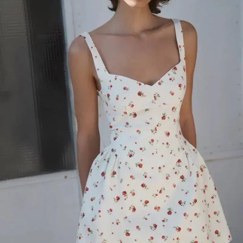 [BUNJANG] Zara Flower Pattern Volume Mini Dress XS / [택ㅇ 새상품] 자라 플라워 패턴 볼륨 원피스 XS