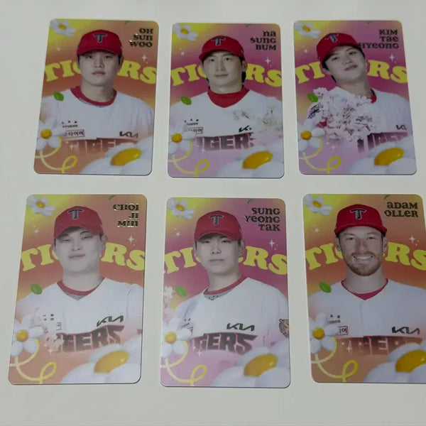 [BUNJANG] Kia Tigers Lucky Draw Bundle Set Photocard (Oh Seon-woo, Kim Tae-hyung, Sung Young-tak) / 일괄)기아타이거즈 럭키드로우 포토카드 럭드 봄호랑이 오선우 김태형 성영탁