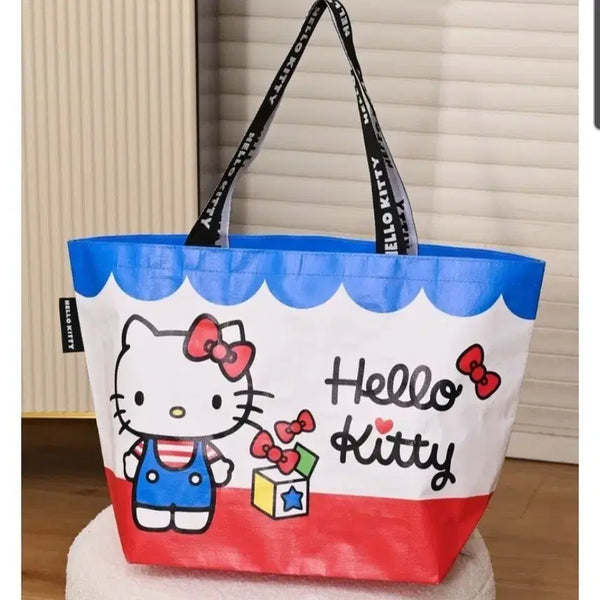 [BUNJANG] Hello Kitty Tartpoline Shopping Bag / 헬로키티 타포린 쇼핑백