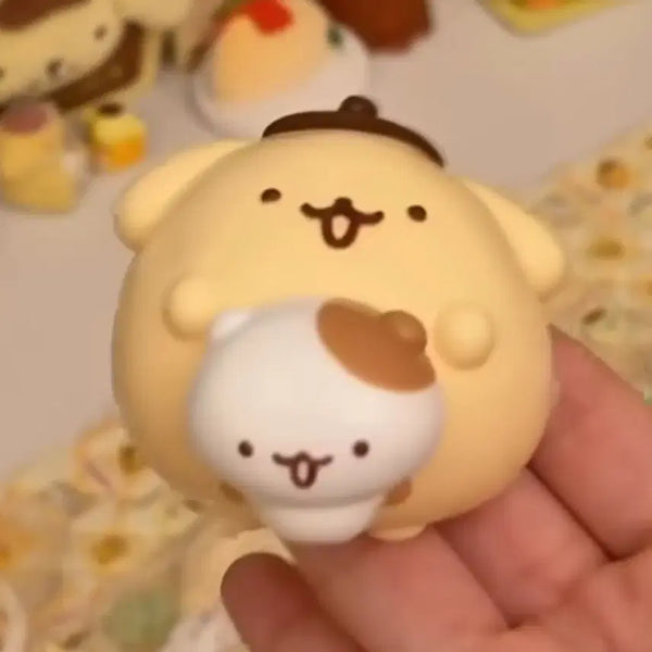 [BUNJANG] Pompompurin & Muffin Squishy with Zipper Bag Set / (7/15 입고) 폼폼푸린 & 머핀 말랑이 + 지퍼백 세트