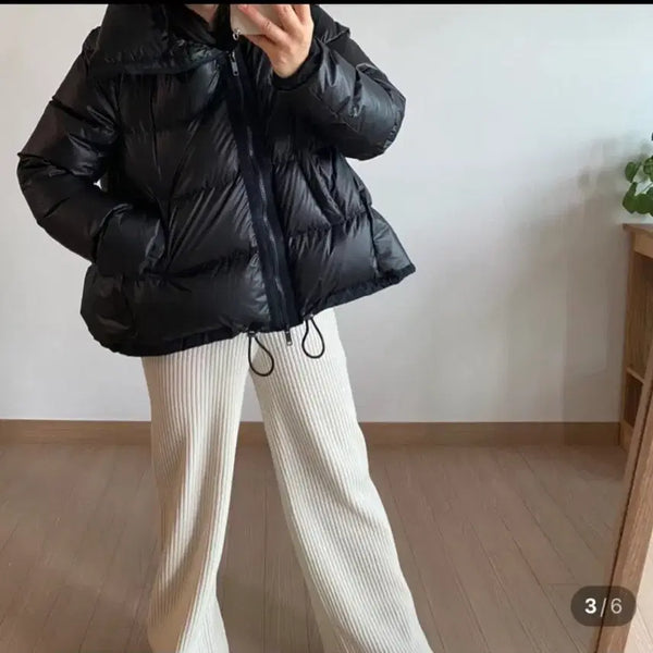 [BUNJANG] A-Line Women's Goose Down Short Padding Jacket / A라인 여성 구스다운 숏패딩