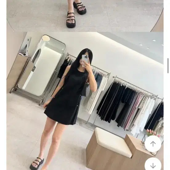 [BUNJANG] Linen Mini Dress / 린넨 미니 원피스