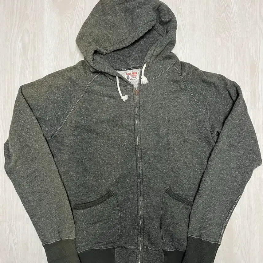 [BUNJANG] Real McCoy Hooded Zip-Up Sweatshirt / 리얼맥코이 후드 집업