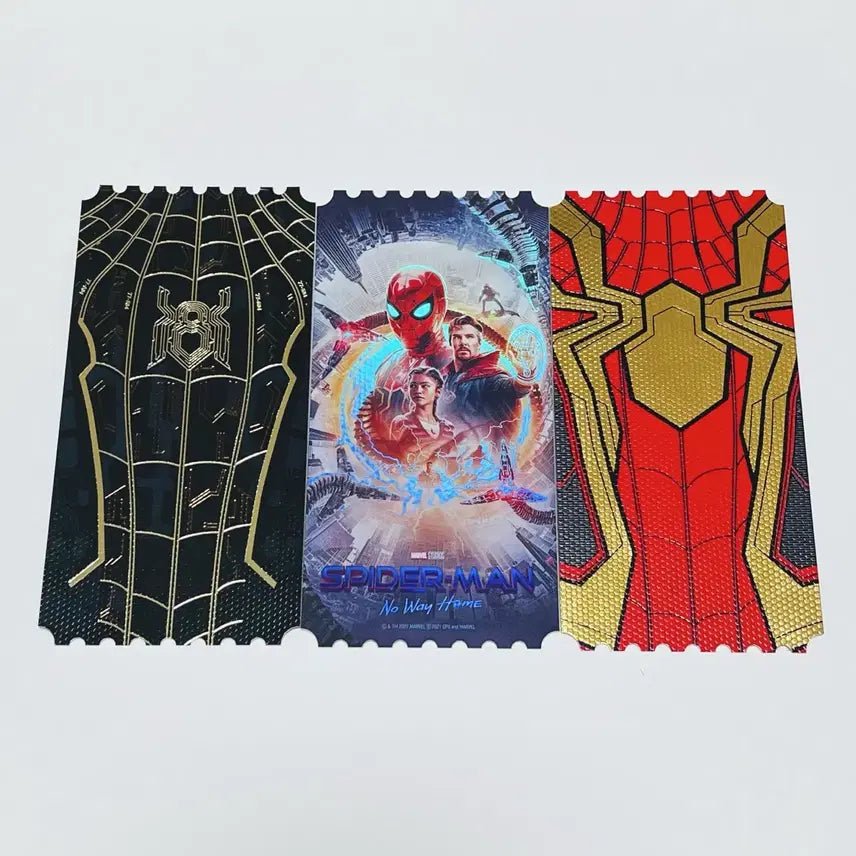 [BUNJANG] Megabox Original Ticket Set Spider-Man: No Way Home (3 Types) / 메가박스 오리지널티켓 오티 영화 스파이더맨 노웨이홈 3종