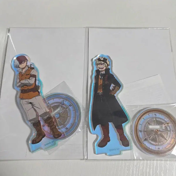 [BUNJANG] My Hero Academia Todoroki Shoto & Bakugo Katsuki Steampunk Acrylic Standee Bundle Set / [미개봉 일괄] 히로아카 토도로키 쇼토, 바쿠고 카츠키 스팀펑크 아크릴
