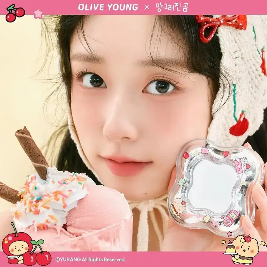 [BUNJANG] Etude Water Drop Filter Cushion (Fair 17) Full Size + Refill (MangGom Collaboration) / 본품+리필) 에뛰드 : 워터 드롭 필터 쿠션 (페어 17호/망곰 콜라보)