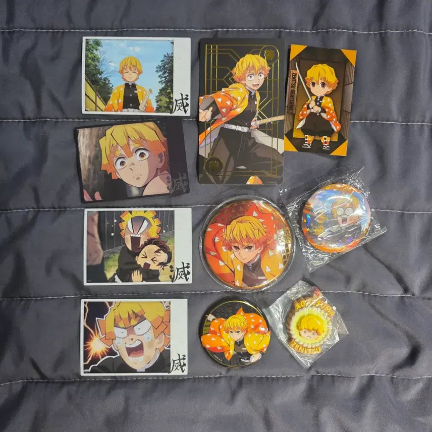 [BUNJANG] Demon Slayer Zenitsu Goods Set / 젠이츠 굿즈 세트