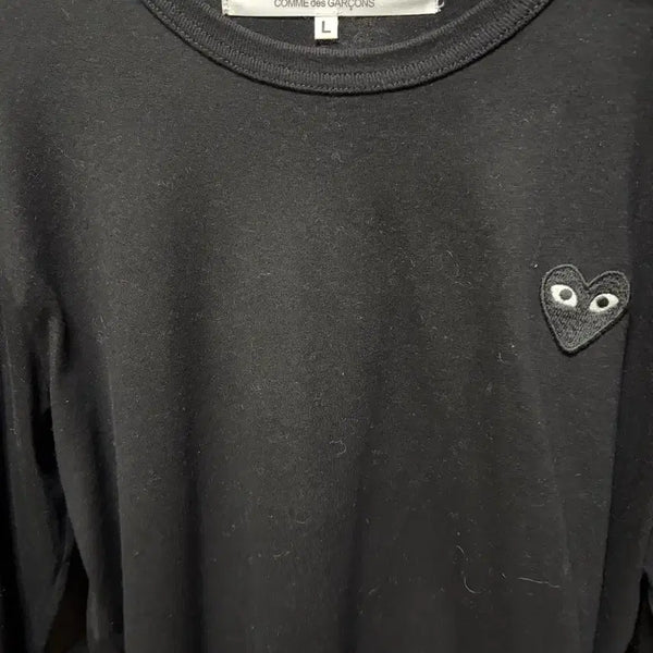 [BUNJANG] Comme des Garçons PLAY Long Sleeve T-Shirt / 꼼데가르송 롱슬리브