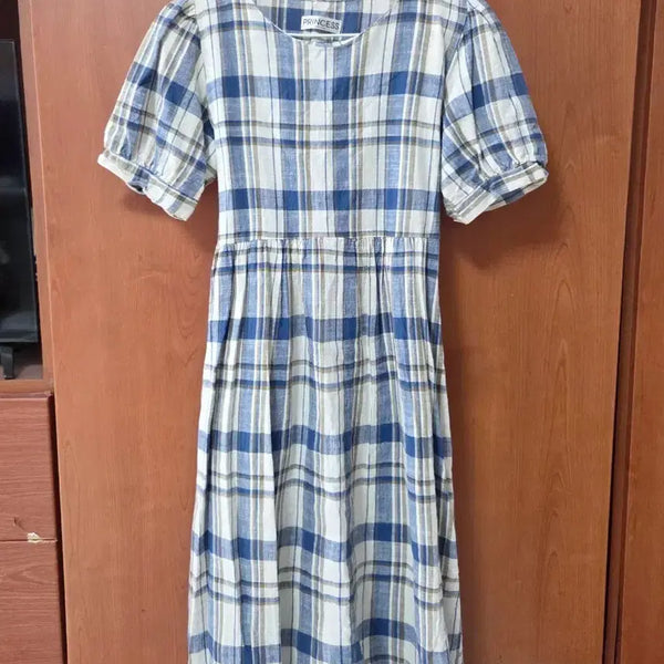 [BUNJANG] Summer Checkered Dress / 블루 체크 여름원피스