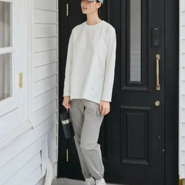 [BUNJANG] Polham Women's Beige Cargo Jogger Pants / 여성 카고 조거 팬츠 베이지색 새제품