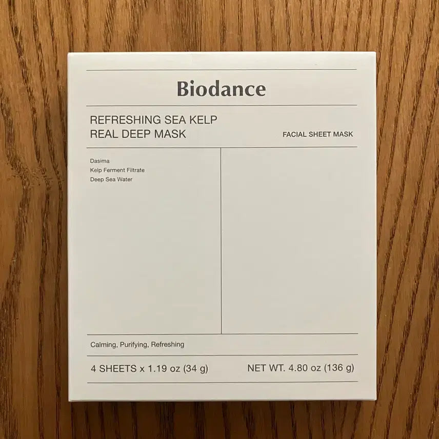 [BUNJANG] Biodance Refreshing Sea Kelp Real Deep Mask / 바이오던스 리프레싱 씨켈프 리얼 딥 마스크