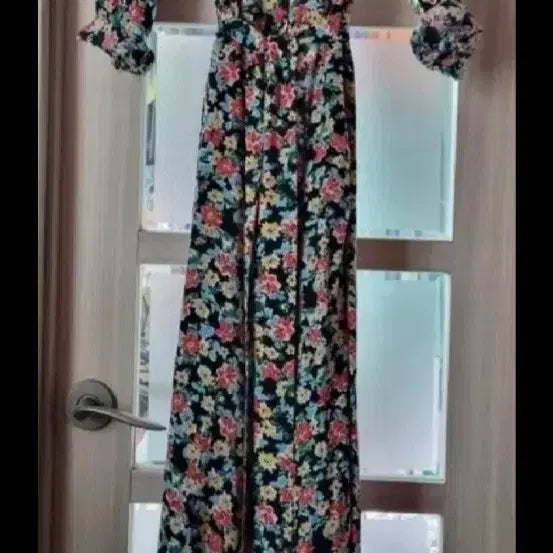 [BUNJANG] Zara Floral Long Dress / 자라  플라워 롱 원피스 55~66