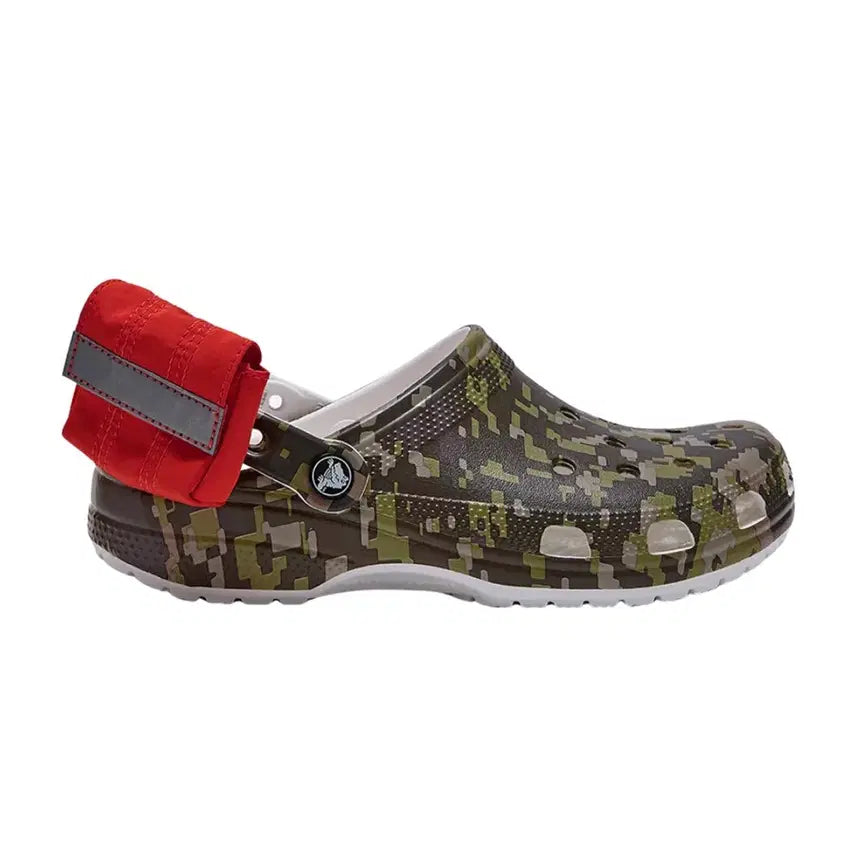 [BUNJANG] Crocs Classic Digital Camo Clog Beige / 크록스 클래식 디지털 카모 베이지 클로그