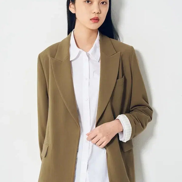 [BUNJANG] 8SECONDS Khaki Brown Jacket / 에잇세컨즈 카키브라운 자켓