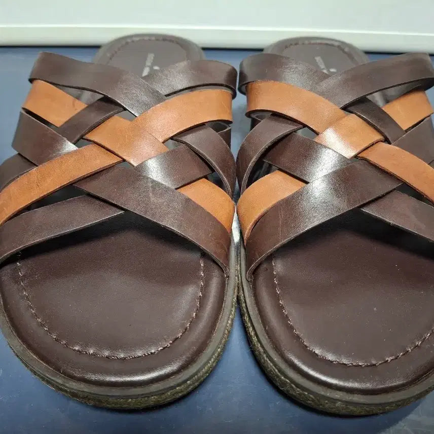 [BUNJANG] Soda Leather Slippers 280-285mm / soda가죽 슬리퍼 280~285mm