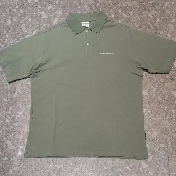 [BUNJANG] thisisneverthat Embroidered PK Short Sleeve Shirt / 디스이즈네버댓 자수 pk 반팔 셔츠 (S)