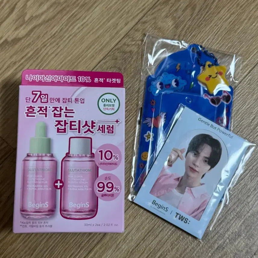 [BUNJANG] TWS Jeongsaemmool Begin's Spot Shot Serum Photocard Bundle Set / 투어스 포카 정샘물 비긴스 잡티샷 세럼 + TWS