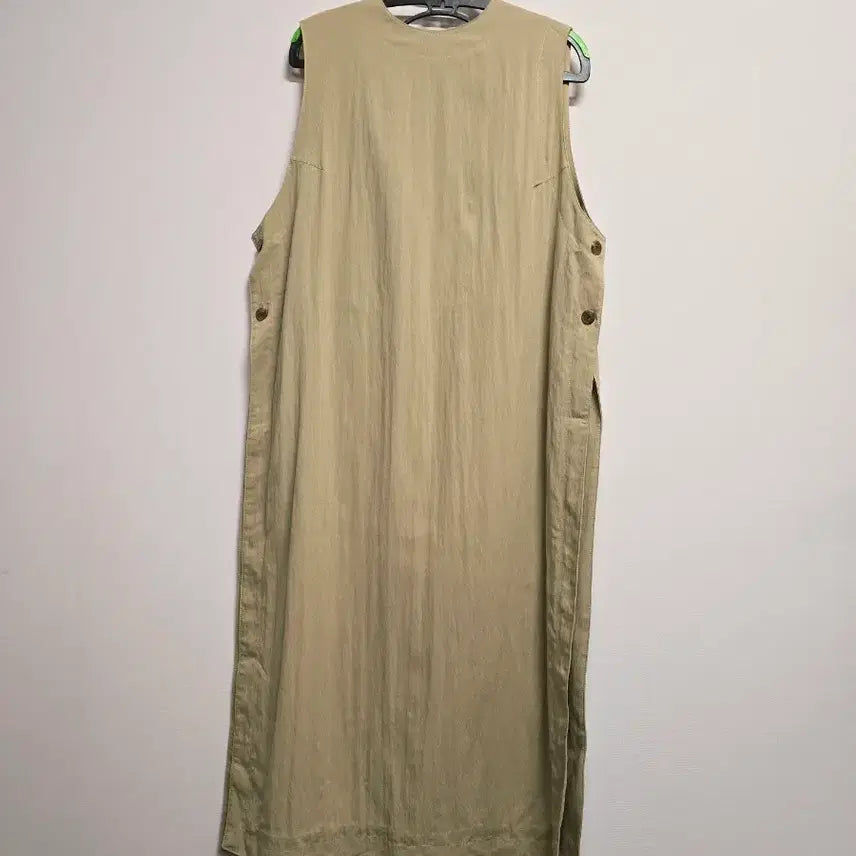 [BUNJANG] Wenwill Beige Long Vest Sleeveless / 새상품 웬위윌 베이지 롱  베스트 민소매
