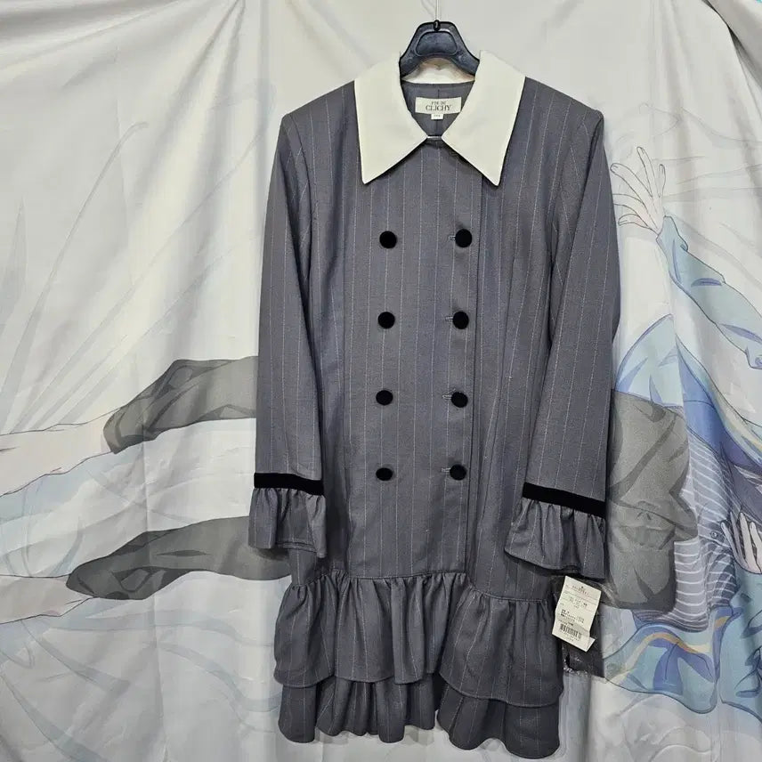[BUNJANG] The Glitch Frill Dress / 더클리치 프릴 원피스
