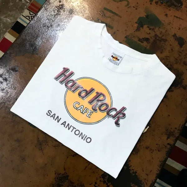 [BUNJANG] Hard Rock Cafe San Antonio White Short Sleeve T-Shirt Men's XL / 하드락카페 샌 안토니오 화이트 숏 슬리브 반팔티 남성 110사이즈