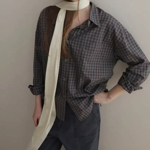 [BUNJANG] Fromj Spring Checkered Shirt / 프롬제이 fromj 스프링 체크셔츠
