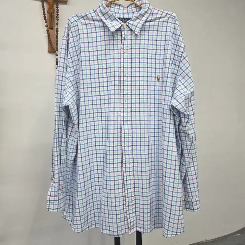 [BUNJANG] Polo Ralph Lauren Check Shirt 2XL / 폴로 랄프로렌 체크 셔츠 2XL