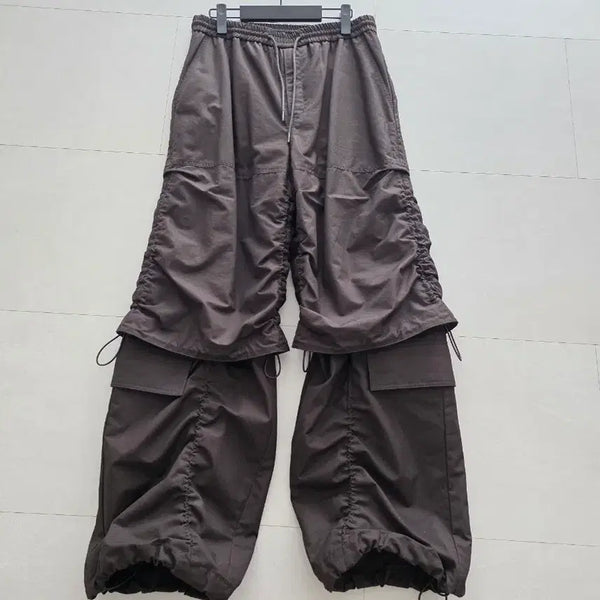[BUNJANG] Juun.J Brushed Cotton Puckering Pants / 준지 브러쉬드 코튼 퍼커링 팬츠