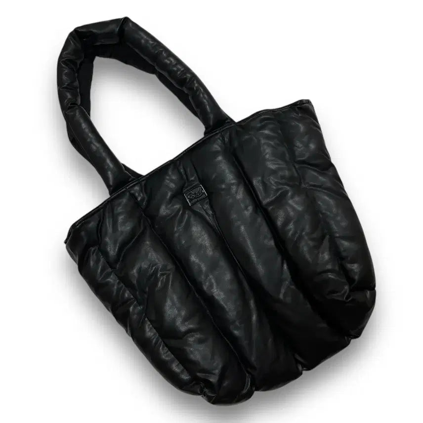 [BUNJANG] Badblood BS Reversible Leather Padded Dark Shoulder Bag / 배드블러드 BS 리버시블 레더 패딩 다크 숄더백