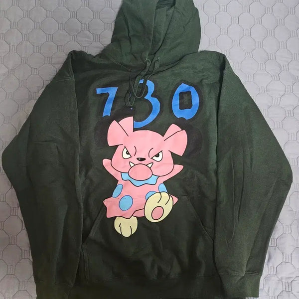 [BUNJANG] AssPizza Pokemon Hoodie Blue / [L]AssPizza 포켓몬 후드 블루