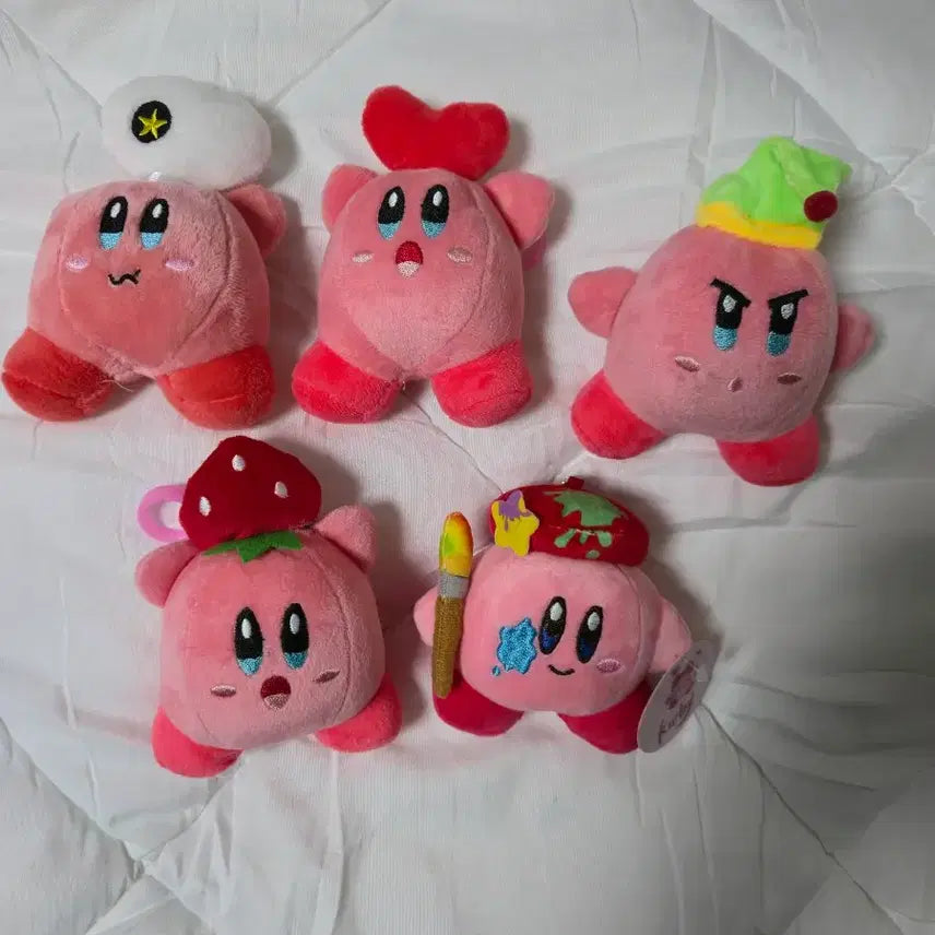 [BUNJANG] Kirby Plush Keychain Toy / 커비 인형 키링 별의커비 열쇠고리 고리인형 장난감