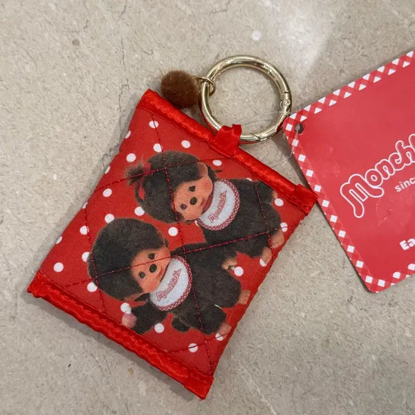 [BUNJANG] Monchhichi Airpods Pouch Keychain / 몬치치 에어팟 파우치 키링