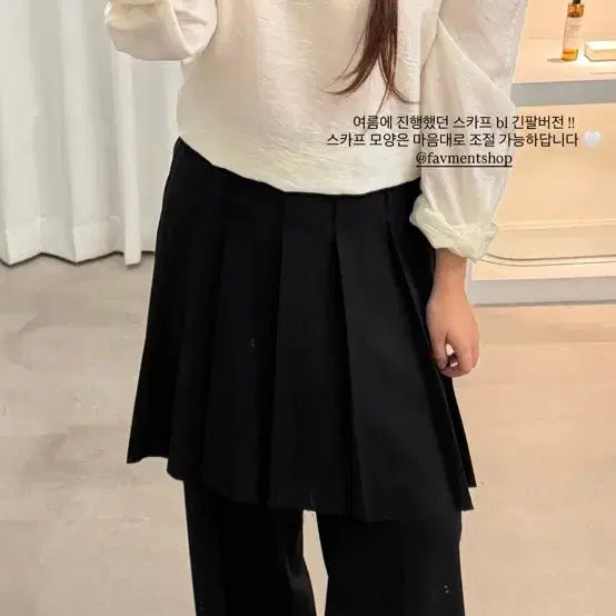 [BUNJANG] FEBMNT Architect Deuil Scarf Blouse (Long Sleeve) / (새상품) 페브먼트 아키텍트 드윌 스카프 블라우스팔아요!