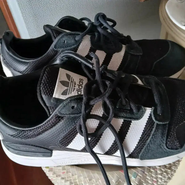 [BUNJANG] Adidas Black Sneakers Running Shoes / 아디다스 블랙 스니커즈