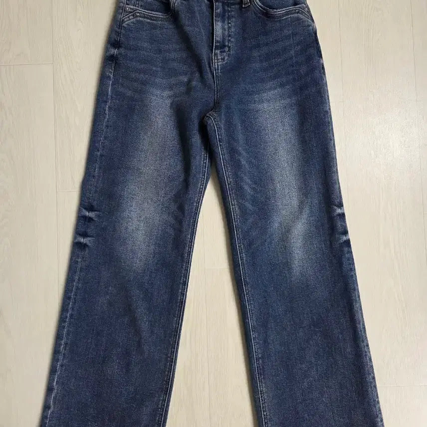 [BUNJANG] Wide Denim Pants (Size 64-88) / 청바지 데님 와이드 팬츠  (64-88)