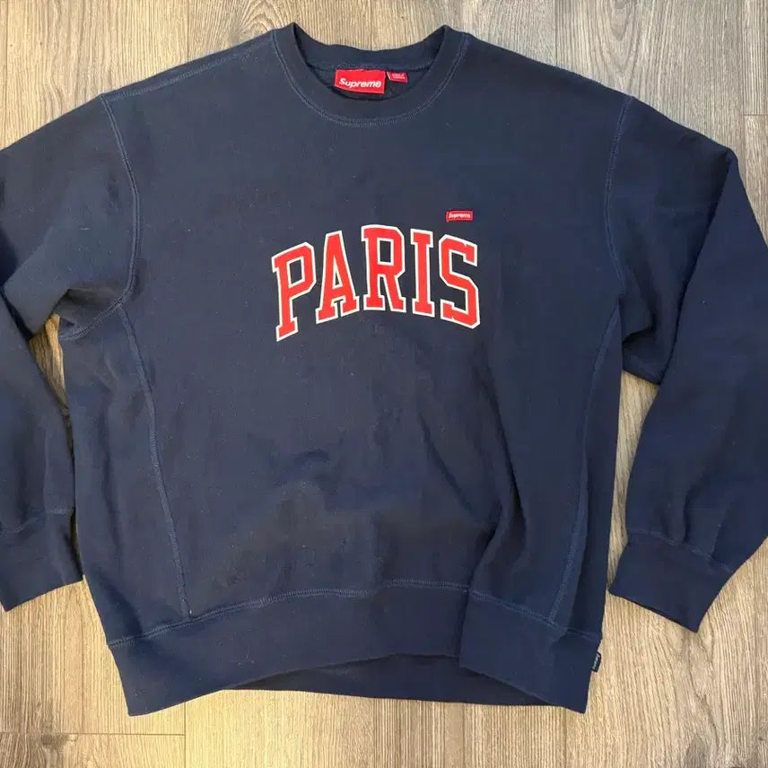 [BUNJANG] Supreme Paris Exclusive Sweatshirt M / 슈프림 파리 오프라인 한정 맨투맨 M