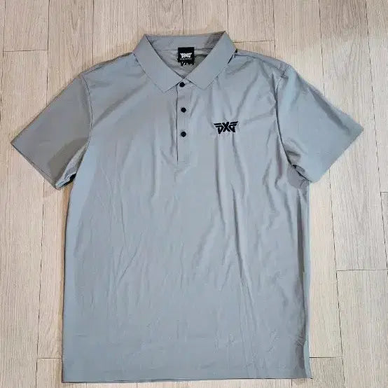 [BUNJANG] PXG Men's Functional Polo T-Shirt Grey 95 / PXG 기능성 폴로 티셔츠 그레이 95