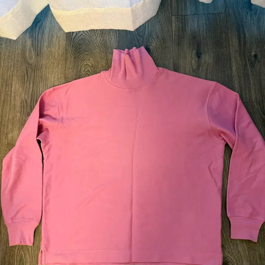 [BUNJANG] Lemaire Pink Cotton Turtleneck / 르메르 핑크 코튼 터틀넥