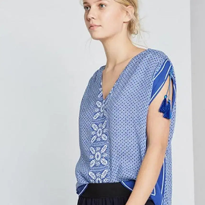 [BUNJANG] Claudie Pierlot Bandana Top Blouse New / 끌로디피에로 반다나 탑 블라우스 새상품