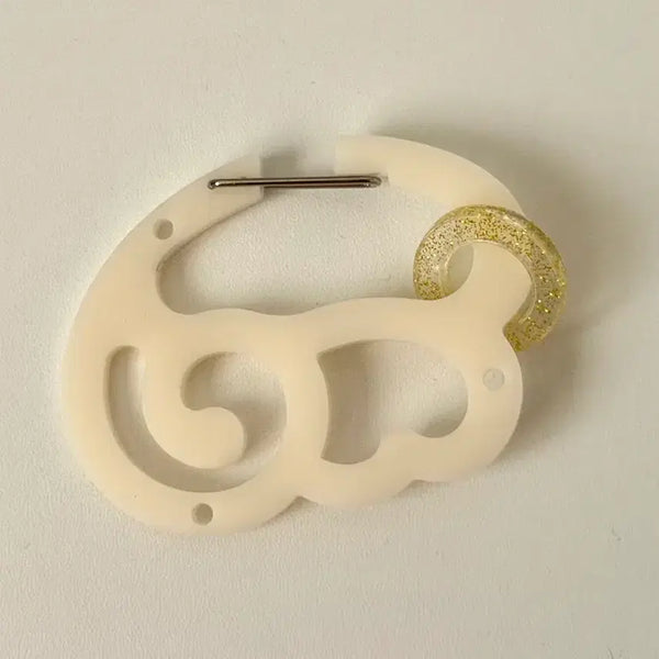 [BUNJANG] Mutot Carabiner Angel Wings Keychain / 무톳님 카라비너 천사 날개 키링
