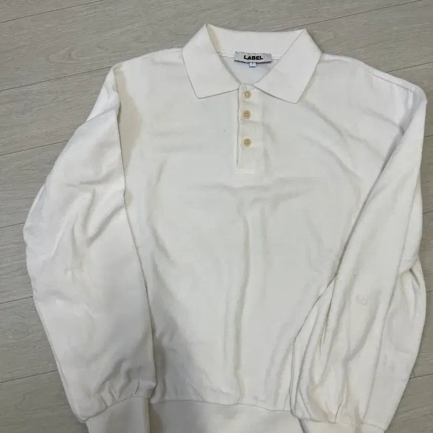 [BUNJANG] Label Archive Towel Polo Knit (Women's) / 라벨 아카이브 타월 폴로니트(여성용)