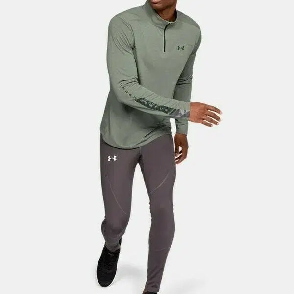 [BUNJANG] Under Armour Threadborne Long Sleeve Half-Zip T-Shirt / [S/M] 언더아머 스레드본 긴팔 하프집업 티셔츠 새제품