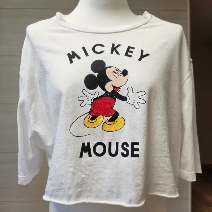 [BUNJANG] Mickey Mouse Crop Top / 미키 크롭티