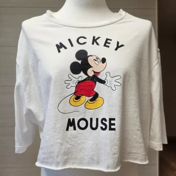 [BUNJANG] Mickey Mouse Crop Top / 미키 크롭티