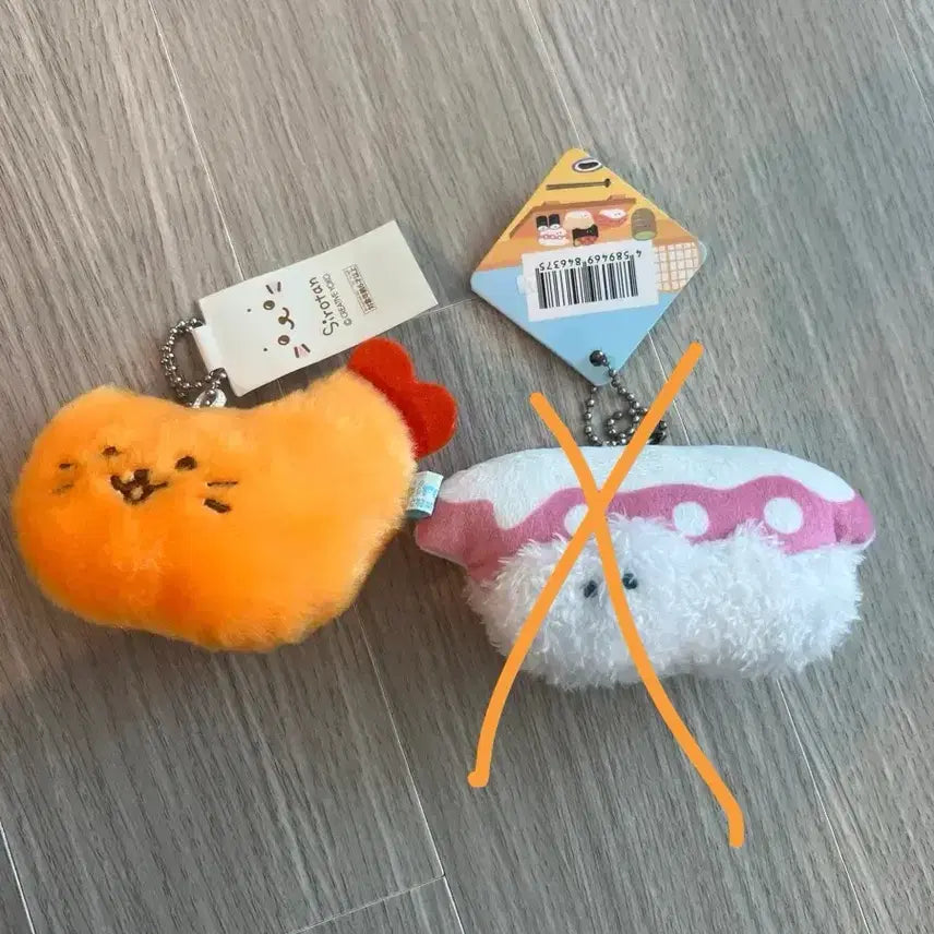 [BUNJANG] Shirotan Shrimp Tempura Plush & Sushi Plush Set Japanese Vintage / 시로탄 새우튀김 인형 과 초밥 인형 세트 일본 빈티지 인형